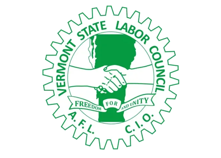 Vermont State Labor Council, AFL-CIO logo endorsing Zach Weight